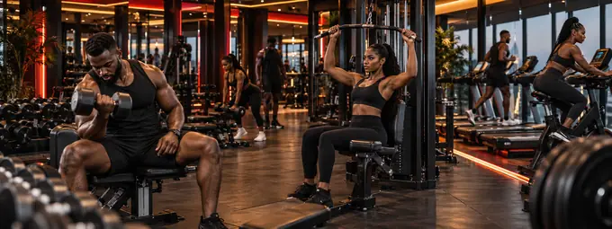 Black Nigerian Smart Shape Fitness Gym gallery image 1